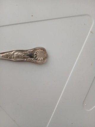 Juego de 12 cucharas de plata antiguas