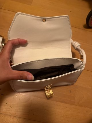 Lote 3 bolsos blancos