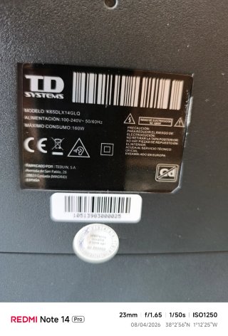 Smart TV 4K TDsystems 65