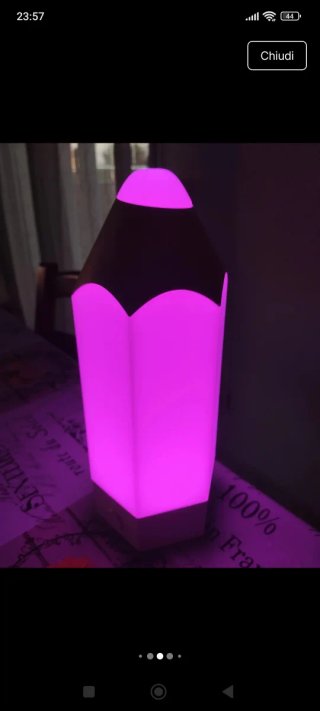 Lampada LED a forma di matita