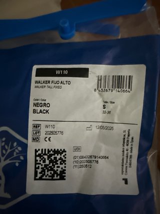 Bota Medica  Walker fijo alto talla S 32-36 nueva