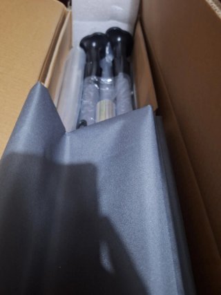 Toldo vertical gris antracita