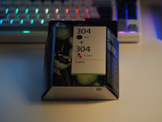 Confezione di inchiostro HP 304 Nero + Tricolore