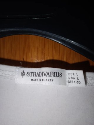 Top Stradivarius Blanco