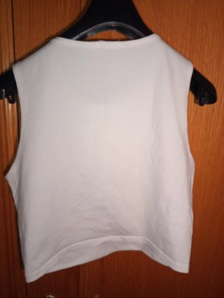 Top Stradivarius Blanco