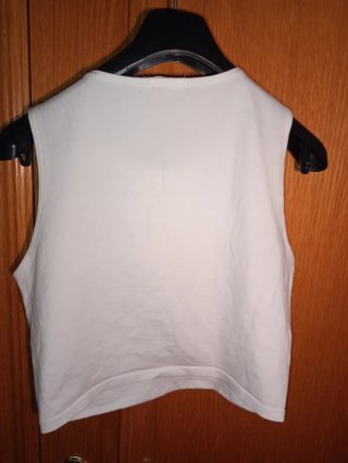 Top Stradivarius Blanco