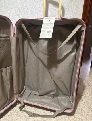 Maleta de viaje rosa maxi