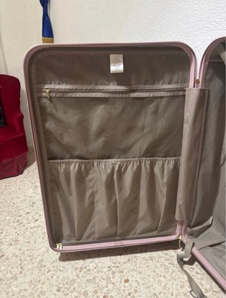 Maleta de viaje rosa maxi