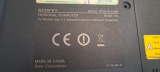 Portátil Sony VAIO i7