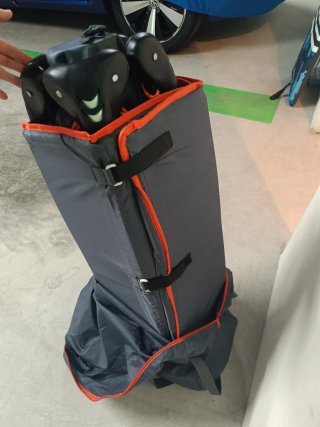 Cuna de viaje plegable