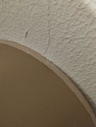 Espejo Ovalado Madera 70cm