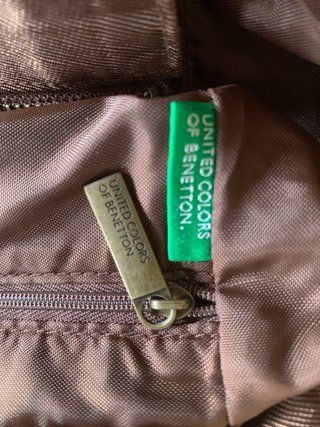 2 Bolsos Massimo Dutti & Benetton Beige