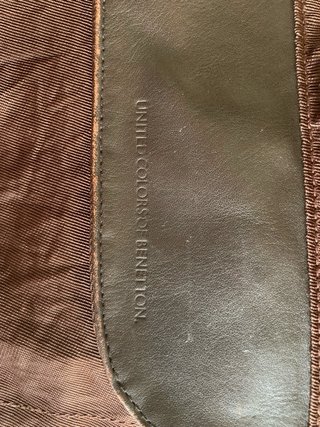 2 Bolsos Massimo Dutti & Benetton Beige