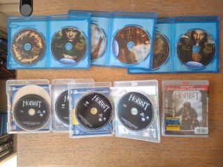 Trilogía El Señor de los Anillos y El Hobbit Blu-r