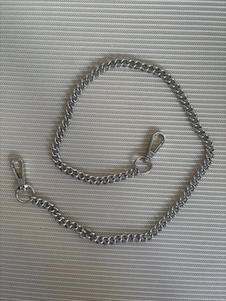 Correas de cadena plateadas para bolsos