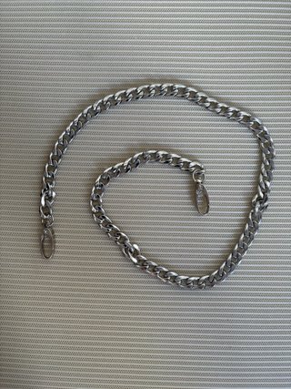 Correas de cadena plateadas para bolsos