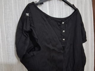 Vestido negro corto