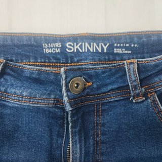 Pantalón corto vaquero skinny 13 años