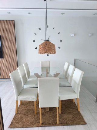 8 Sillas Comedor Polipiel Blanco