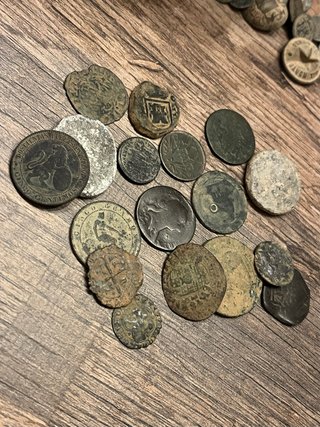 Lote monedas antiguas españolas