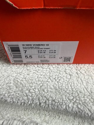 Nike Vomero 18 Talla 38