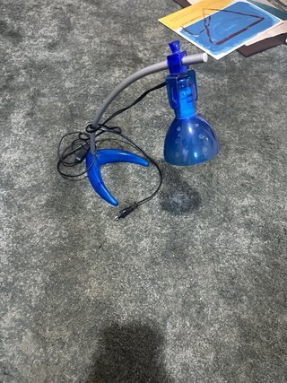 Lámpara Escritorio Ikea Vintage 1999 Azul
