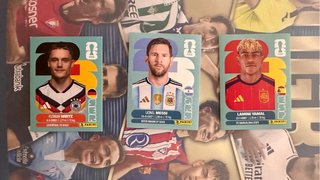 Cromos Mundial 2026: Messi, Wirtz, Lamine Yamal
