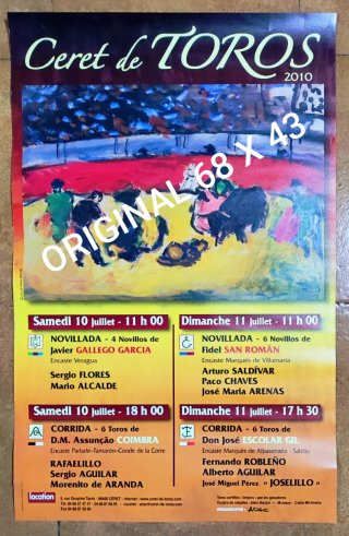 CARTEL CERET DE TOROS