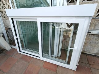 Ventana PVC corredera Climalit 287x137