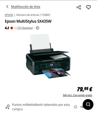 Impresora Epson Stylus SX435W