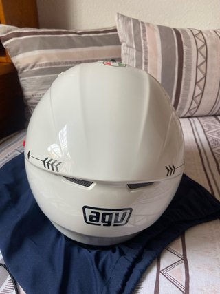 Casco AGV k3 Pinlock blanco