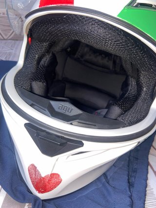 Casco AGV k3 Pinlock blanco