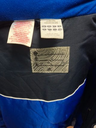 Chaqueta Adidas Azul y Blanca