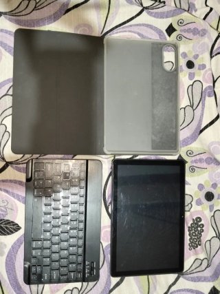 Tablet seminueva beige/gris