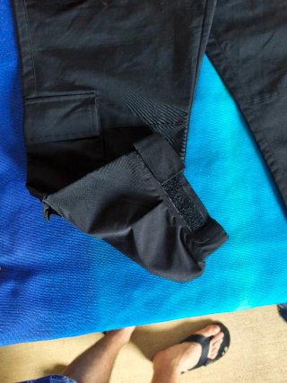 Pantalón Cargo Zara Nylon Negro Talla M