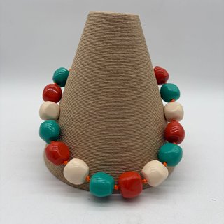 Collana estiva colorata resina