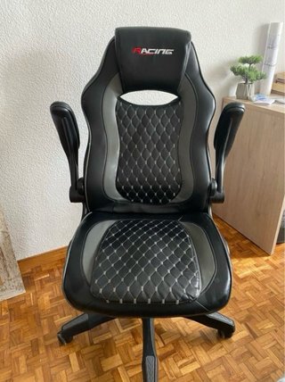 Silla Gaming RACING Deportiva Negra