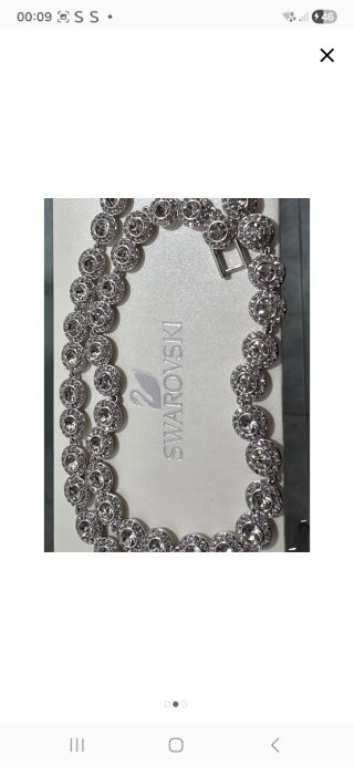Collana Swarovski Argento Cristalli