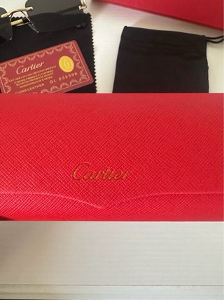 Gafas Cartier Premier Negras y Doradas