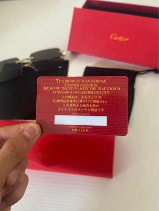 Gafas Cartier Premier Negras y Doradas