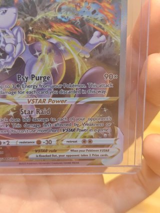 Mewtwo VSTAR GG44/GG70 Carta Pokémon inglés