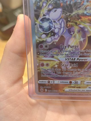 Mewtwo VSTAR GG44/GG70 Carta Pokémon inglés