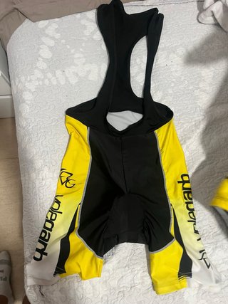 Maillot Ciclismo Volegarb Amarillo y Negro