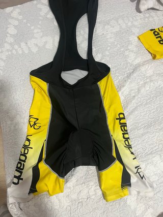 Maillot Ciclismo Volegarb Amarillo y Negro