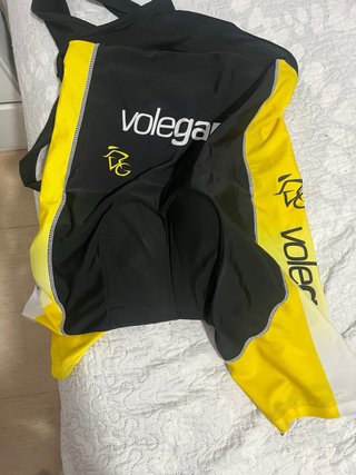 Maillot Ciclismo Volegarb Amarillo y Negro