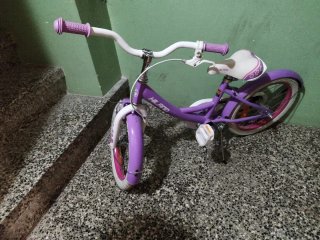 Bicicleta infantil HILAND morada