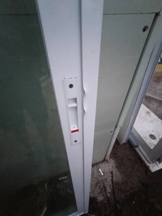 Balconera aluminio cristal climalit 130x210