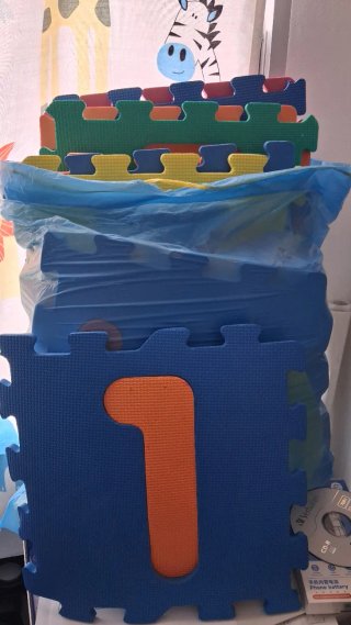 Alfombra Puzzle Números EVA Niños