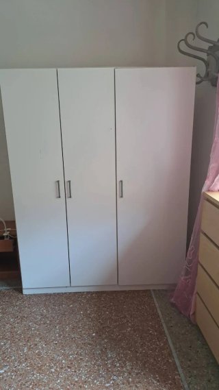 Armadio guardaroba Ikea bianco 3 ante