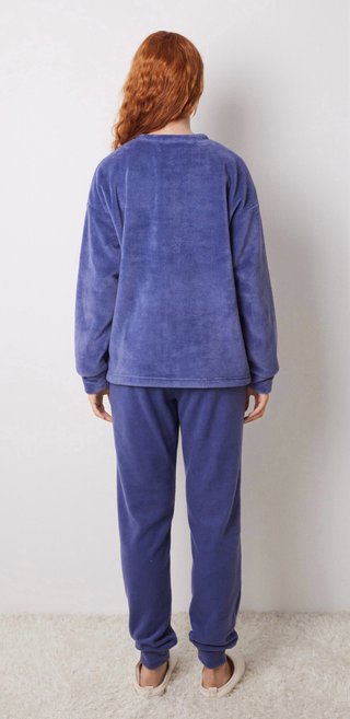 Pijama Snoopy Estrellas Azul